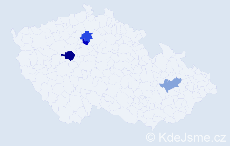 Příjmení: 'Markotánová', počet výskytů 5 v celé ČR