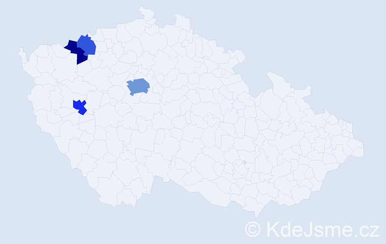 Příjmení: 'Takeuchi', počet výskytů 9 v celé ČR