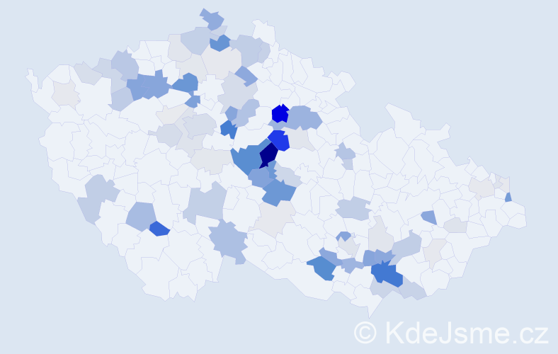 Příjmení: 'Schovanec', počet výskytů 273 v celé ČR