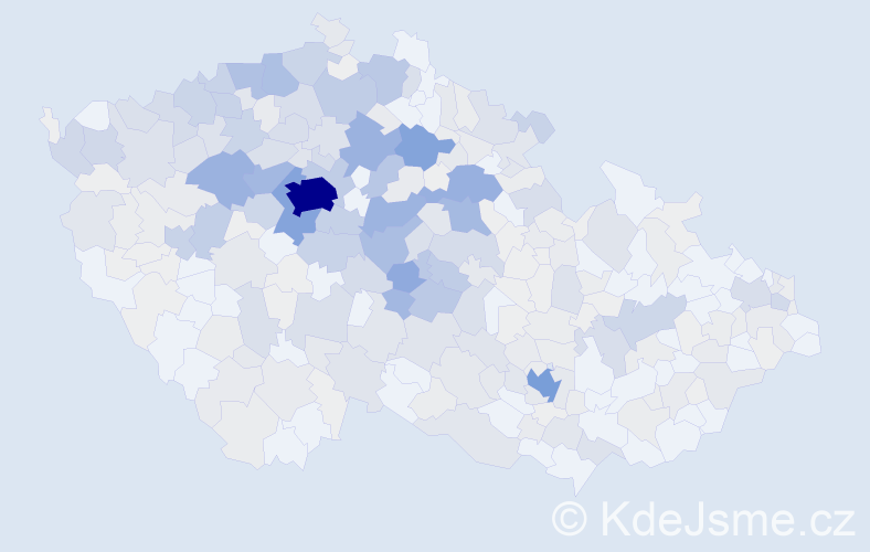 Příjmení: 'Krupičková', počet výskytů 1409 v celé ČR