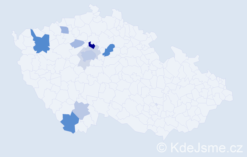 Příjmení: 'Kopfsteinová', počet výskytů 36 v celé ČR