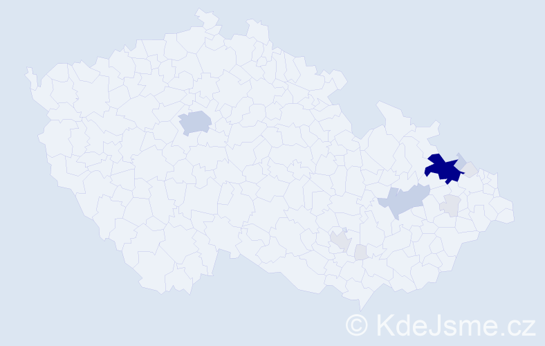 Příjmení: 'Lokočová', počet výskytů 48 v celé ČR