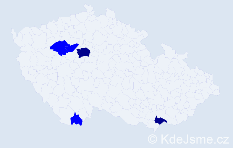 Příjmení: 'Drnáková', počet výskytů 7 v celé ČR