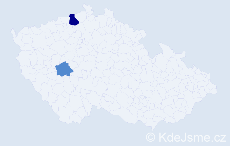 Příjmení: 'Kenez', počet výskytů 4 v celé ČR