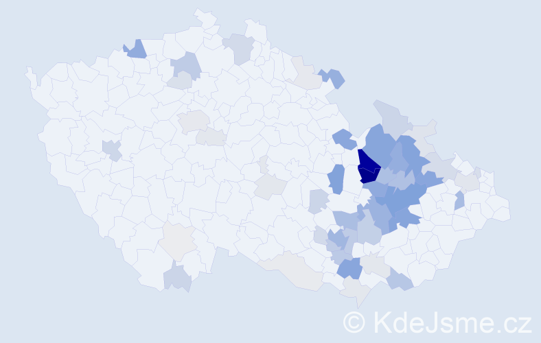 Příjmení: 'Drtilová', počet výskytů 211 v celé ČR