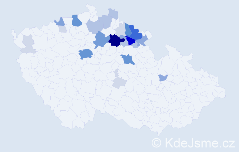 Příjmení: 'Marksová', počet výskytů 98 v celé ČR