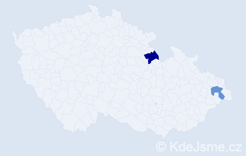 Příjmení: 'Krukowski', počet výskytů 2 v celé ČR