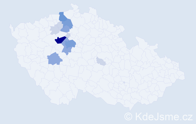 Příjmení: 'Barášková', počet výskytů 38 v celé ČR