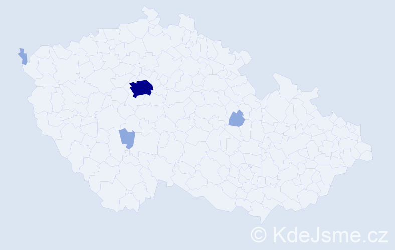 Příjmení: 'Safonova', počet výskytů 8 v celé ČR