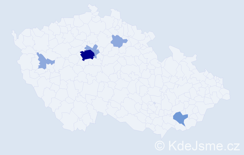 Příjmení: 'Zubenko', počet výskytů 11 v celé ČR