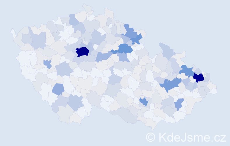 Příjmení: 'Bergerová', počet výskytů 1065 v celé ČR