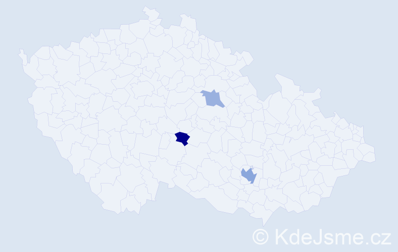 Příjmení: 'Reitknecht', počet výskytů 5 v celé ČR