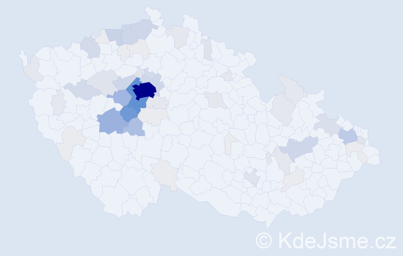 Příjmení: 'Cihelka', počet výskytů 299 v celé ČR