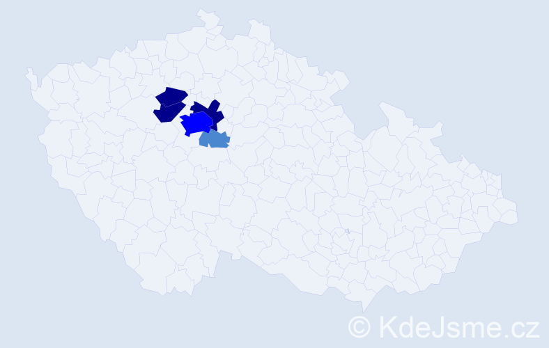 Příjmení: 'Svata', počet výskytů 12 v celé ČR