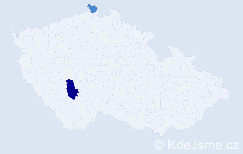 Příjmení: 'Spirákusová', počet výskytů 4 v celé ČR
