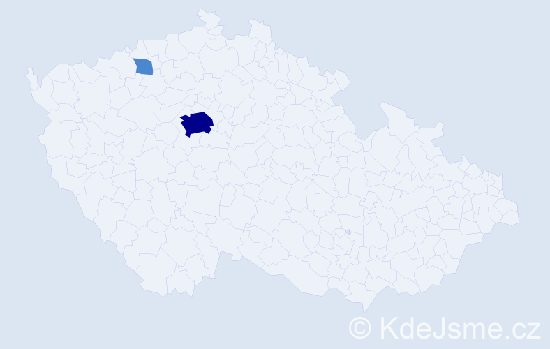 Příjmení: 'Grube', počet výskytů 4 v celé ČR