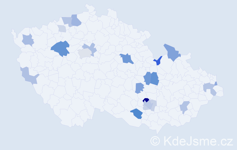 Příjmení: 'Römerová', počet výskytů 51 v celé ČR
