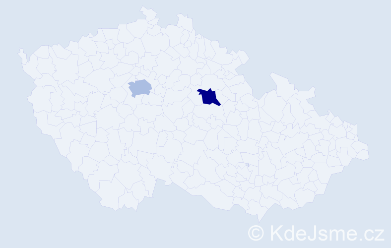 Příjmení: 'Ursulyak', počet výskytů 2 v celé ČR