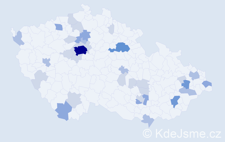 Příjmení: 'Lvová', počet výskytů 80 v celé ČR
