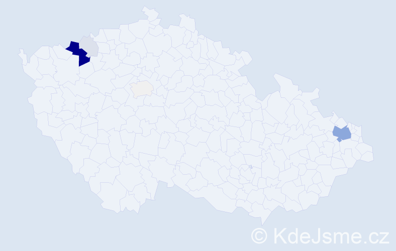 Příjmení: 'Maľar', počet výskytů 29 v celé ČR
