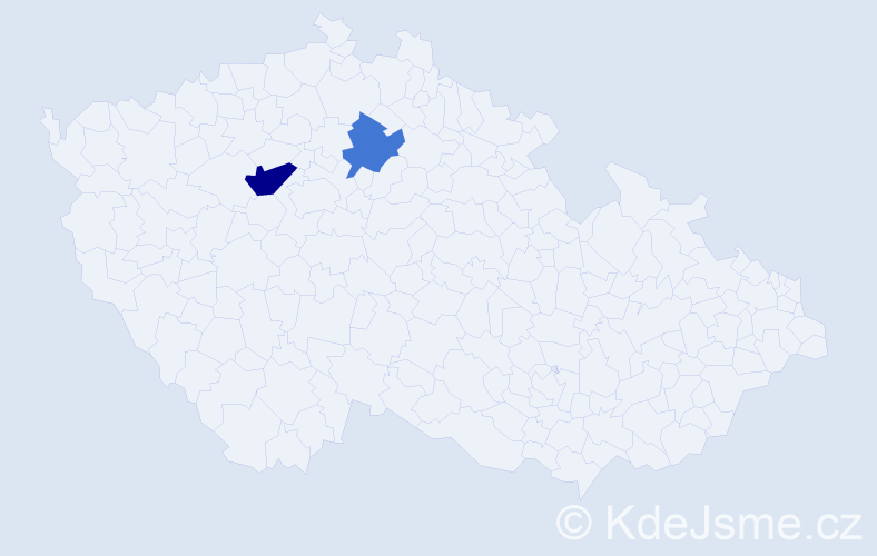 Příjmení: 'Krautvorová', počet výskytů 3 v celé ČR