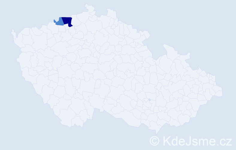 Příjmení: 'Saeed', počet výskytů 4 v celé ČR