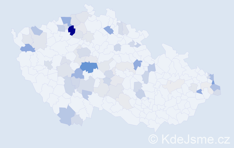 Příjmení: 'Harvan', počet výskytů 196 v celé ČR