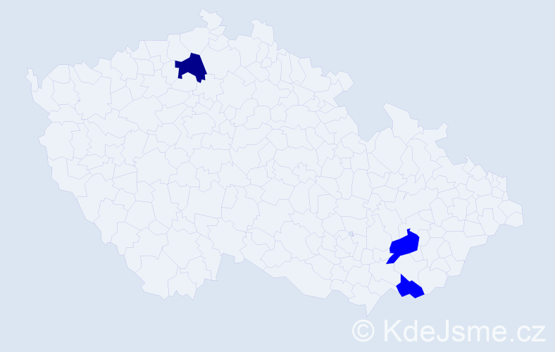 Příjmení: 'Strapáková', počet výskytů 4 v celé ČR