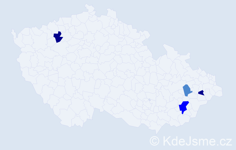 Příjmení: 'Görig', počet výskytů 9 v celé ČR