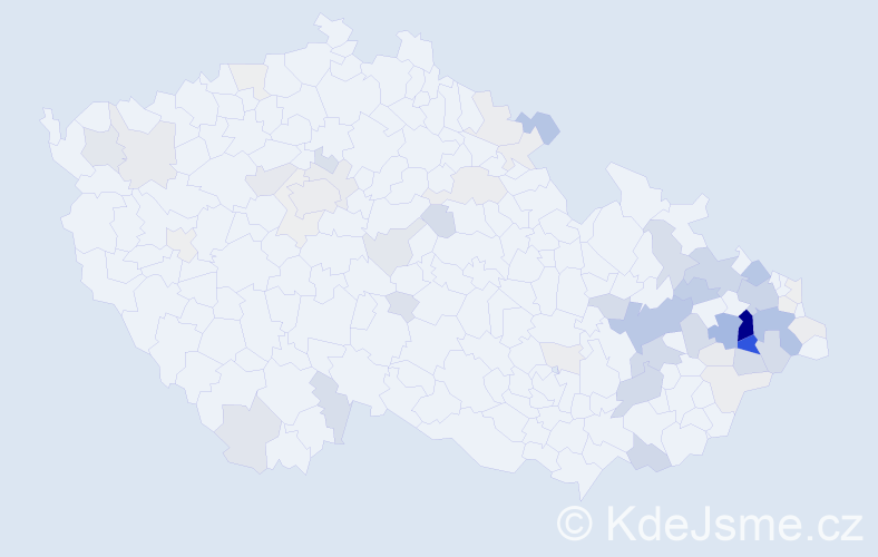 Příjmení: 'Lichnovský', počet výskytů 243 v celé ČR