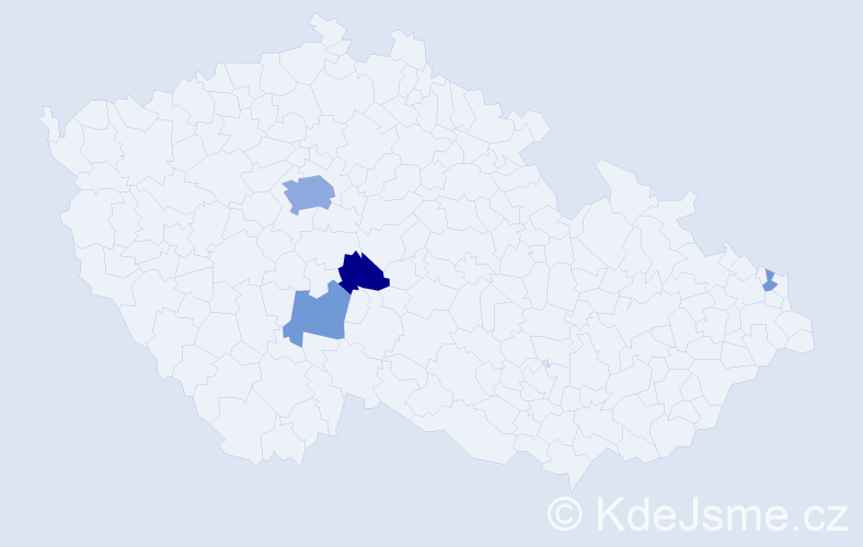 Příjmení: 'Brejda', počet výskytů 11 v celé ČR