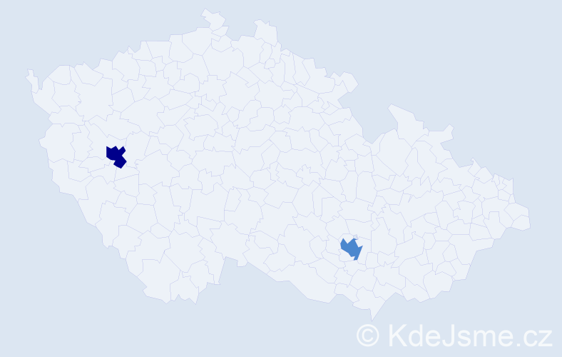 Příjmení: 'Hrustićová', počet výskytů 4 v celé ČR