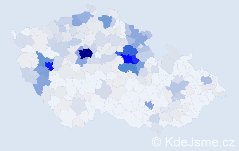 Příjmení: 'Schejbalová', počet výskytů 1166 v celé ČR