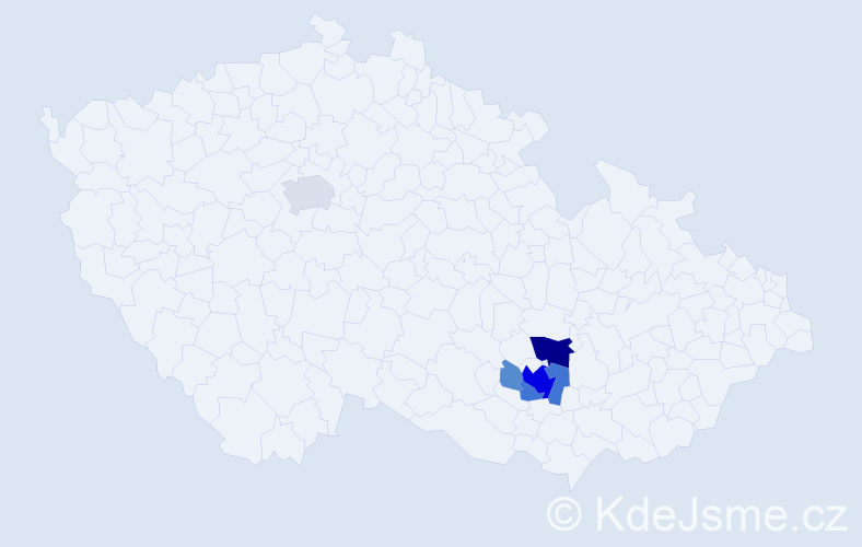 Příjmení: 'Burdyukh', počet výskytů 30 v celé ČR