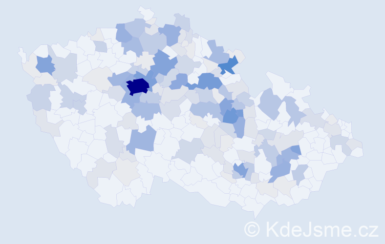 Příjmení: 'Simon', počet výskytů 599 v celé ČR