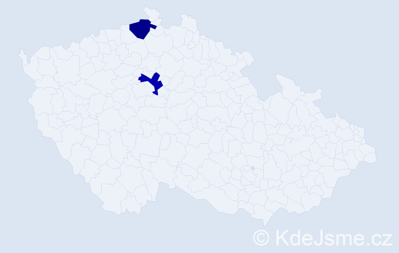 Příjmení: 'Greschik', počet výskytů 2 v celé ČR