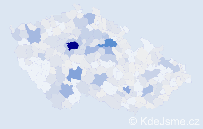 Příjmení: 'Kvasničková', počet výskytů 1340 v celé ČR