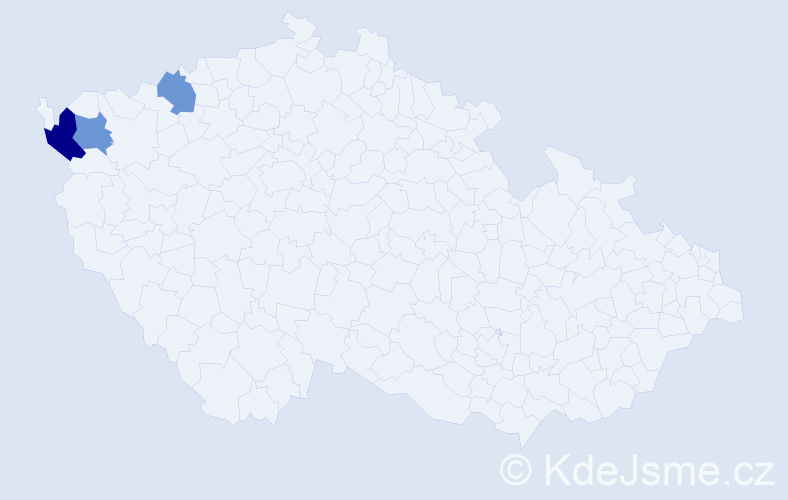 Příjmení: 'Mühleová', počet výskytů 4 v celé ČR