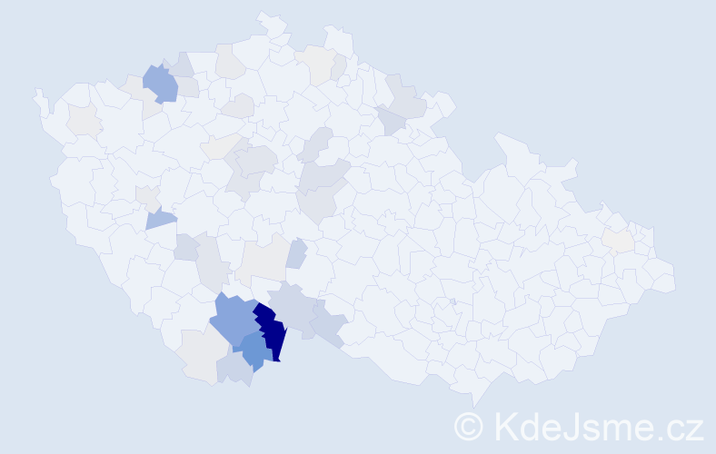 Příjmení: 'Kamiš', počet výskytů 165 v celé ČR