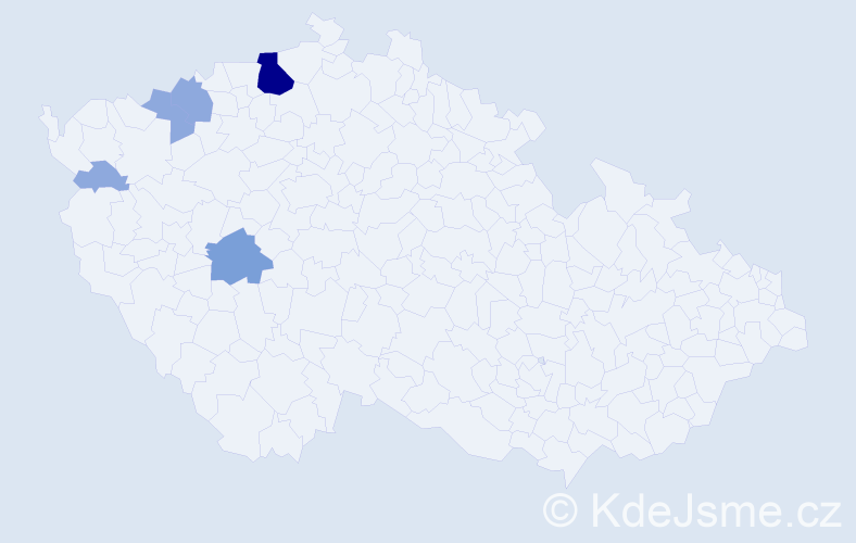 Příjmení: 'Splitek', počet výskytů 12 v celé ČR