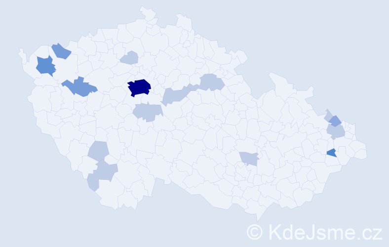 Příjmení: 'Niklas', počet výskytů 36 v celé ČR