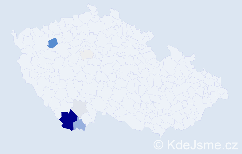 Příjmení: 'Churan', počet výskytů 33 v celé ČR
