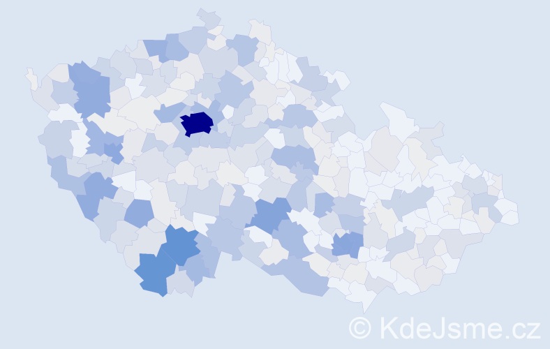 Příjmení: 'Homolka', počet výskytů 1560 v celé ČR