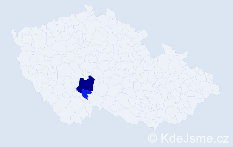 Příjmení: 'Törkelová', počet výskytů 11 v celé ČR