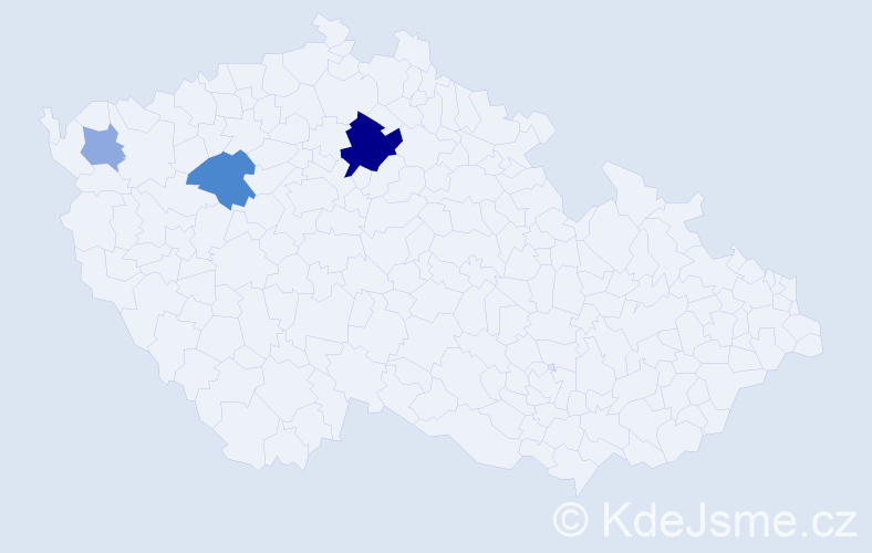 Příjmení: 'Barthel', počet výskytů 8 v celé ČR