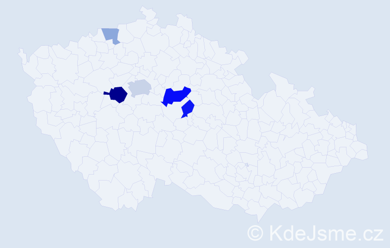 Příjmení: 'Fritzen', počet výskytů 11 v celé ČR