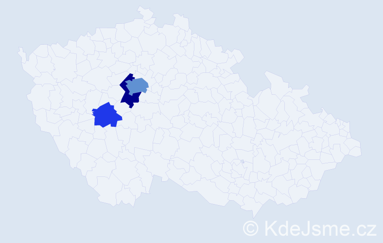 Příjmení: 'Krešňáková', počet výskytů 9 v celé ČR