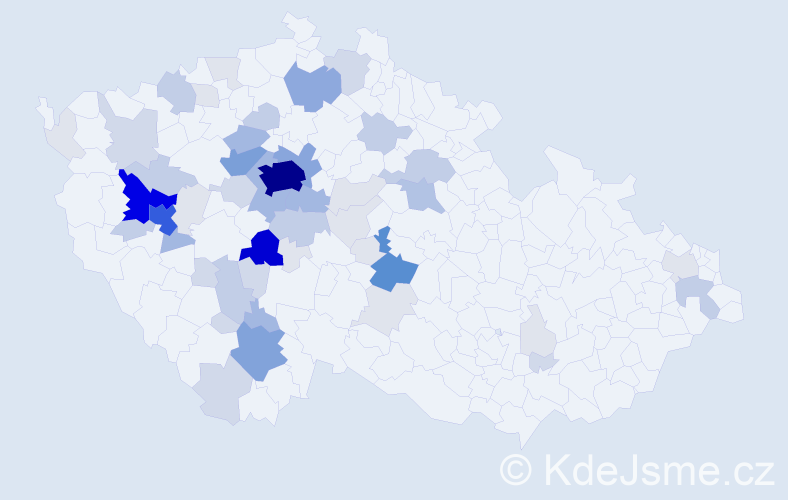 Příjmení: 'Calta', počet výskytů 233 v celé ČR