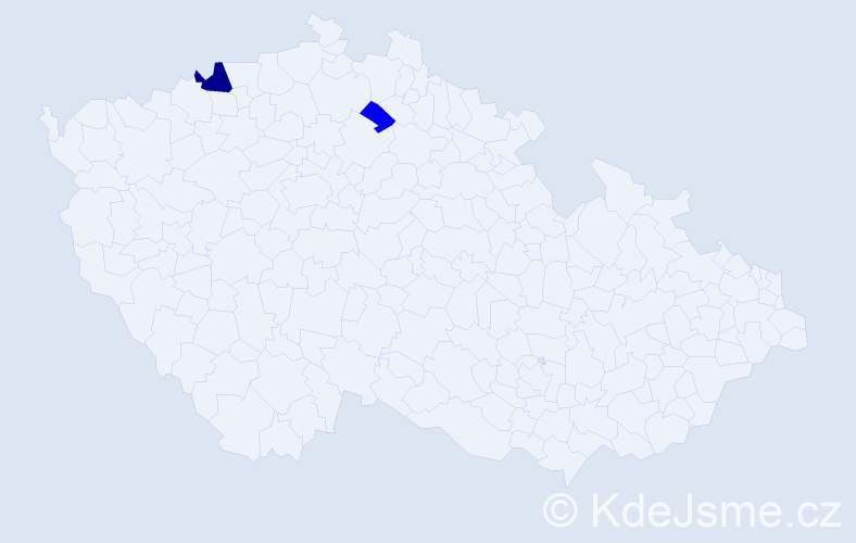 Příjmení: 'Búzi', počet výskytů 4 v celé ČR