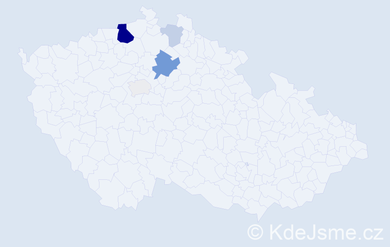 Příjmení: 'Stromová', počet výskytů 15 v celé ČR